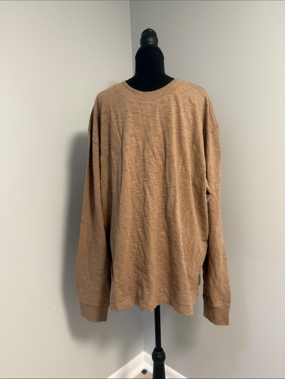 Old Navy Taupe Long Sleeve Top